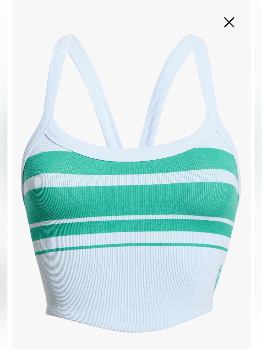 Free People Movement All Clear Stripe Camisole Arctic Snow NWT sz XS/S